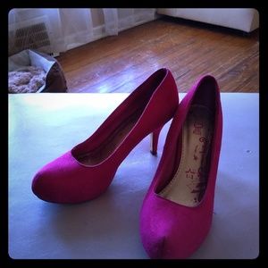 Pink heels